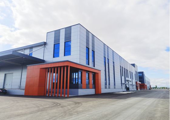 الهياكل الصلبية مصانع المصانع مبنى الهياكل الصلبية الجاهزة مستودع هندسة المباني التخزين